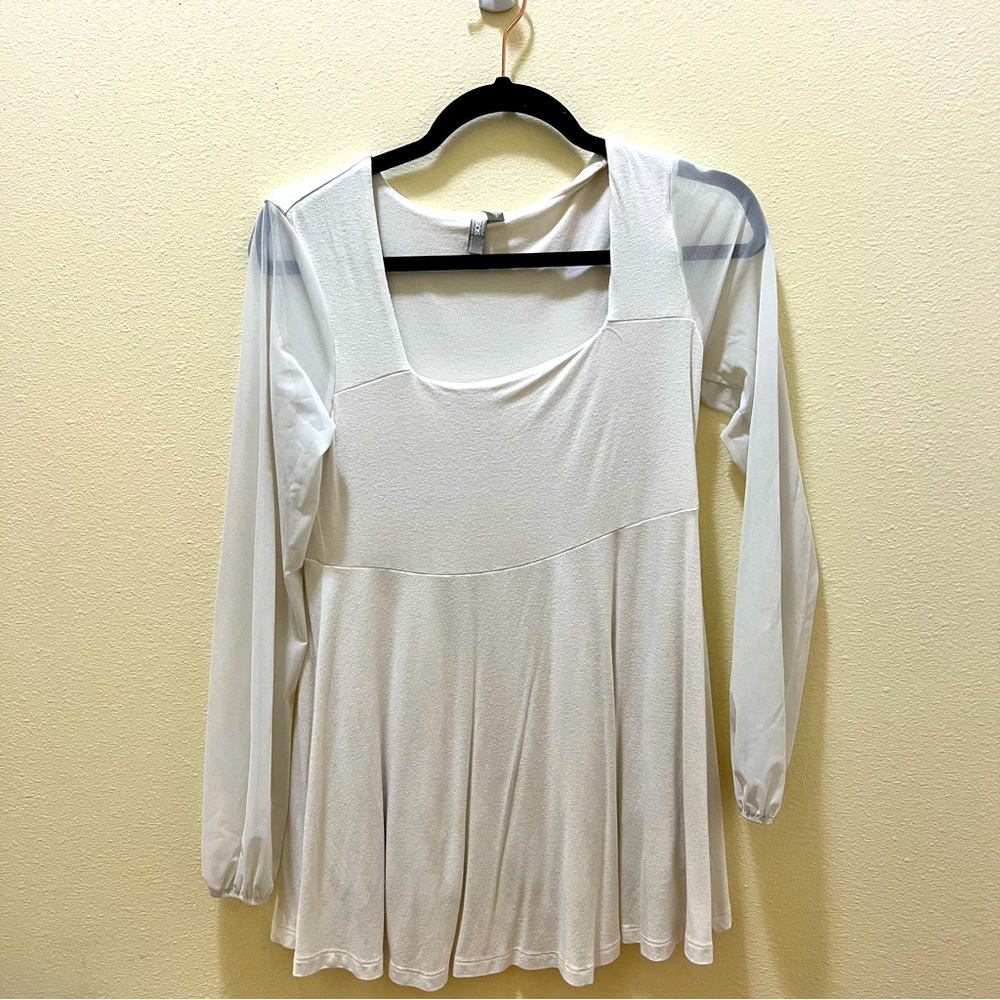 White Maternity Shirt